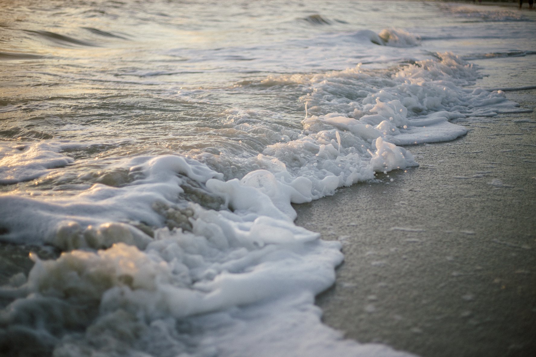 Gray Sand Beach Shore